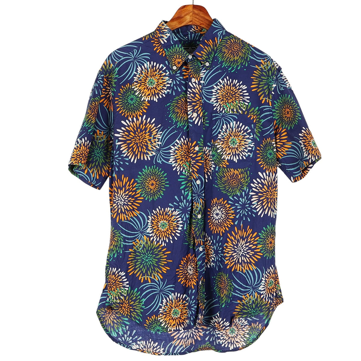 짓먼브로스(GITMAN BROS) 하와이안 반팔 셔츠 / L