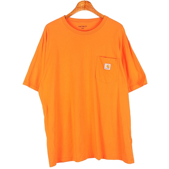 칼하트(CARHARTT) 오렌지 반팔 티셔츠 / 2XL