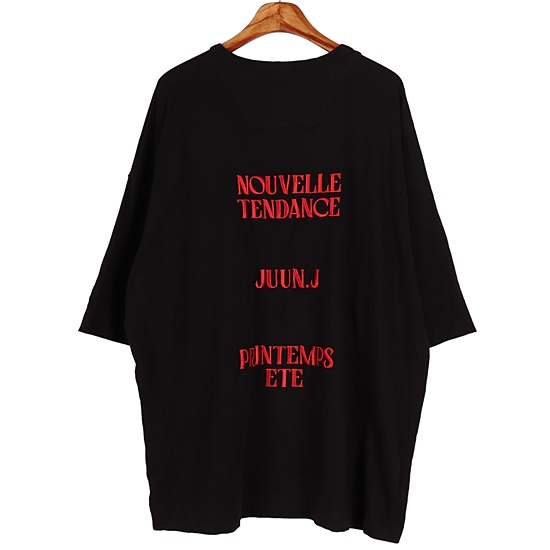 준지(JUUN.J) 오버핏 반팔 티셔츠 / 외국S